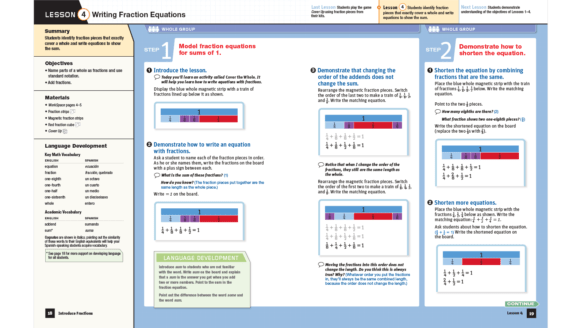 A sample lesson from Do The Math