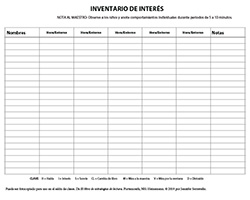 Engagement Inventory 